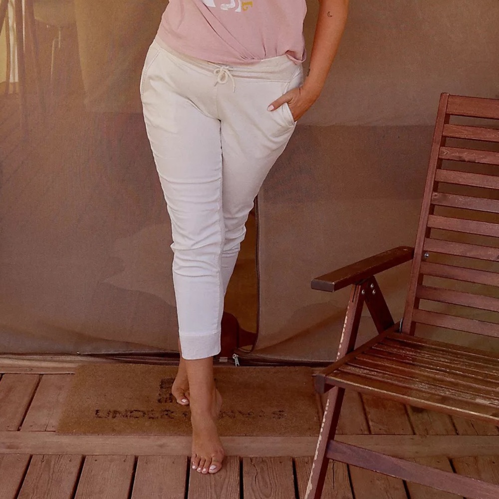 Varley Valley Sweatpant Joggers Cream Medium